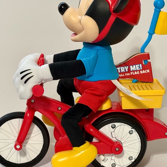 Disney Toys Rare Disney Mickey Mouse Riding Bike Silly Wheelie Interactive Poshmark